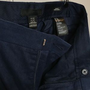 H&M Men’s Linen Suit Pants, Navy 34W Slim Fit